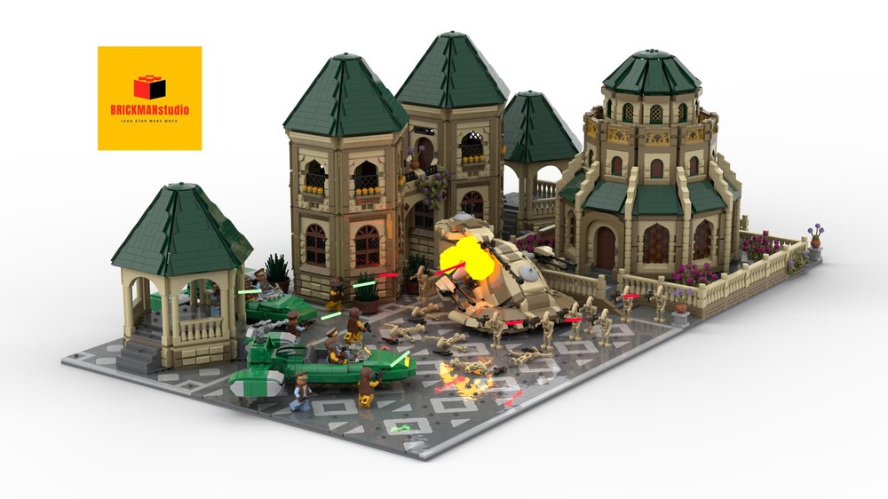 Lego SW Episode 1 Battle of Nabo MOC (Legat of legion and BRICKMANstudio)