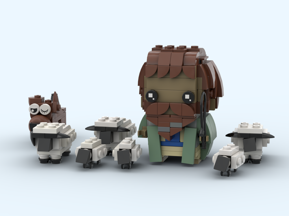 Lego Nativity Scene - Shepherd