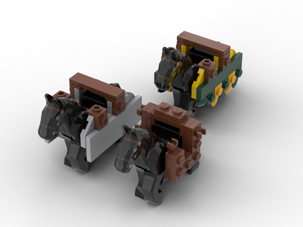 Lego Brickbuilt Horse Bardings