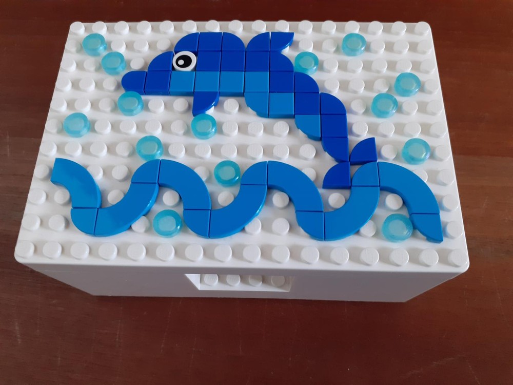 Lego Dolphin Lid Design