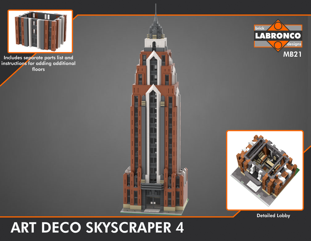 Lego MB21 - Art Deco Skyscraper 4