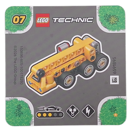 Lego Activity Card for Set 42233-7 / [No Color/Any Color]
