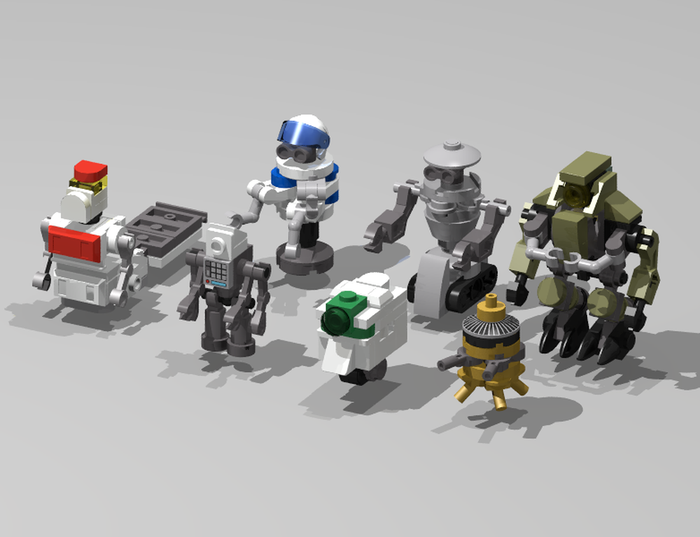 Lego Scavenger's Droids