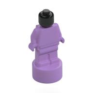Lego Minifig Trophy Statuette with Black Head pattern