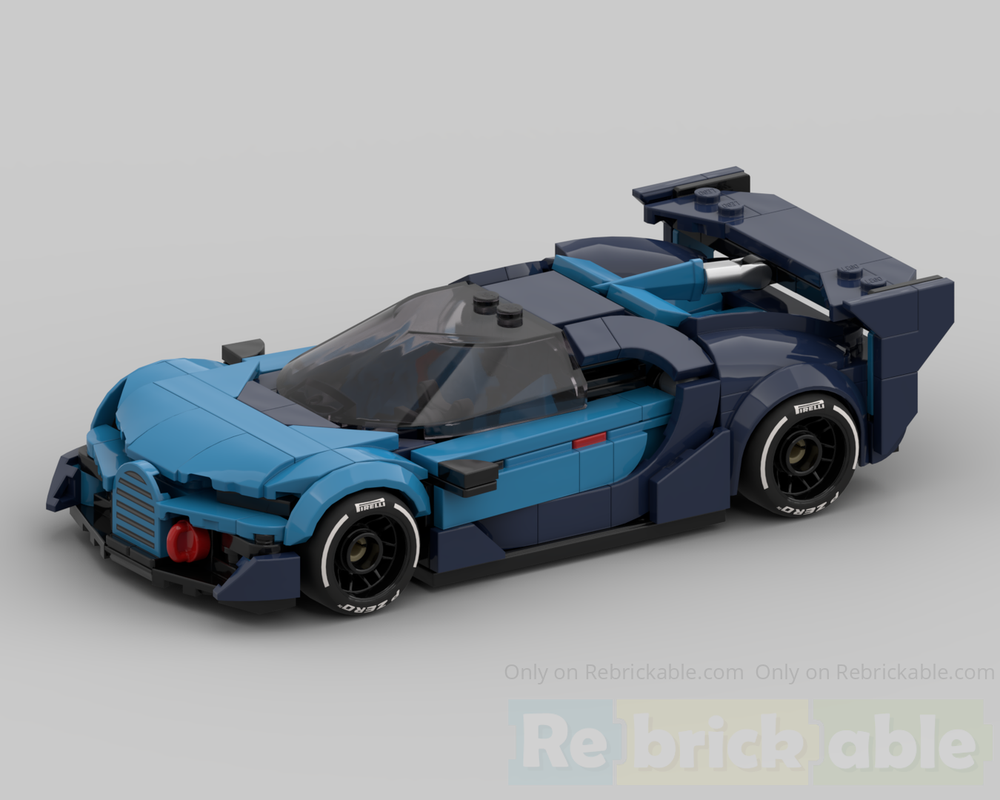 Lego Bugatti Vision GT-Mod (8-Bolzen Radstand)
