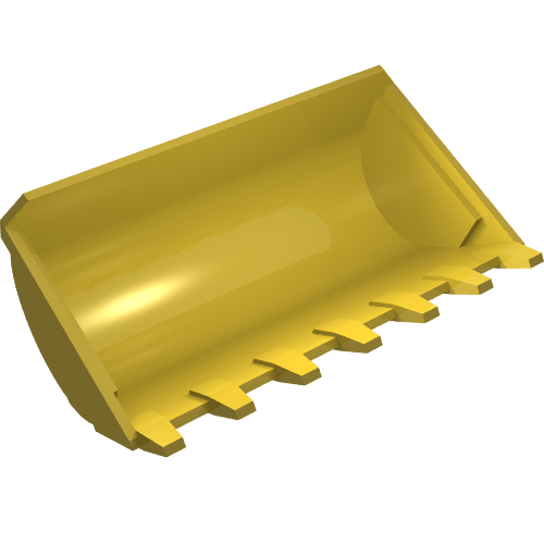 Lego Technic Digger Bucket 8 x 10 / Yellow