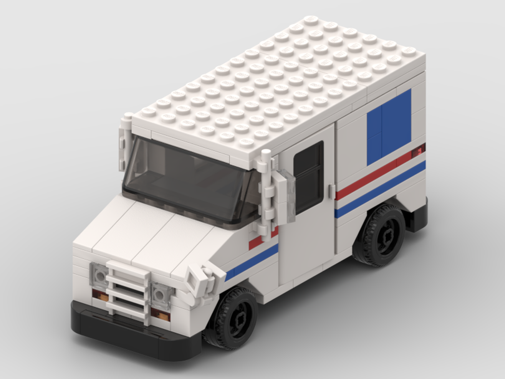 Lego mail truck
