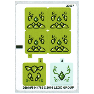 Lego Sticker Sheet 2 for Set 41176-1