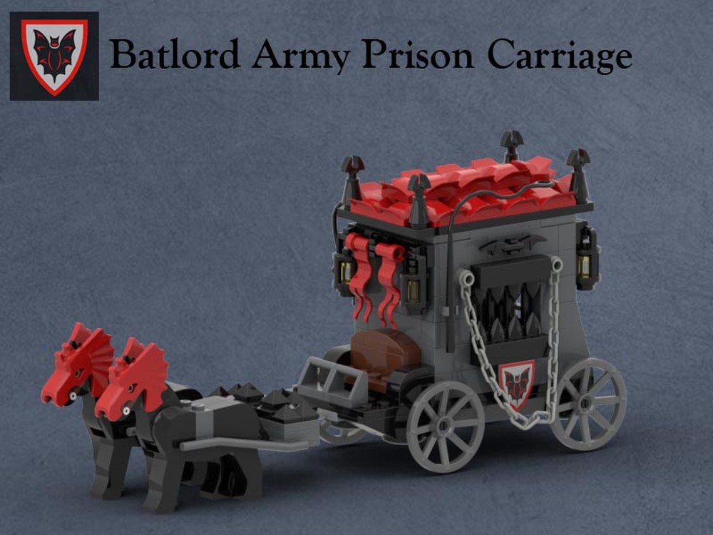 Lego Batlord Army Prison Carriage