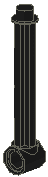 Lego Technic, Shock Absorber 10L Damped, Piston Rod