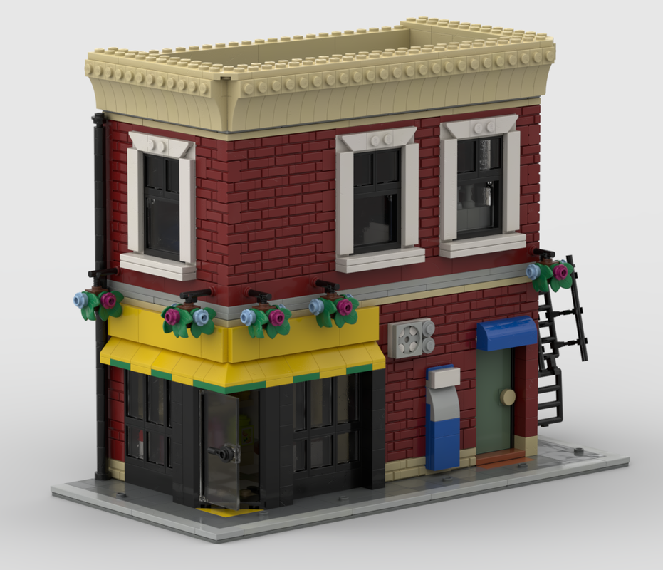 Lego Corner Deli Modular Building