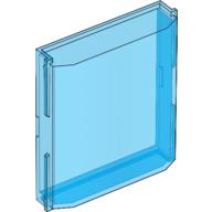 Lego Panel 2 x 8 x 8 / Trans-Dark Blue