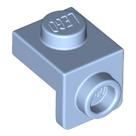 Lego Bracket 1 x 1 - 1 x 1 / Bright Light Blue