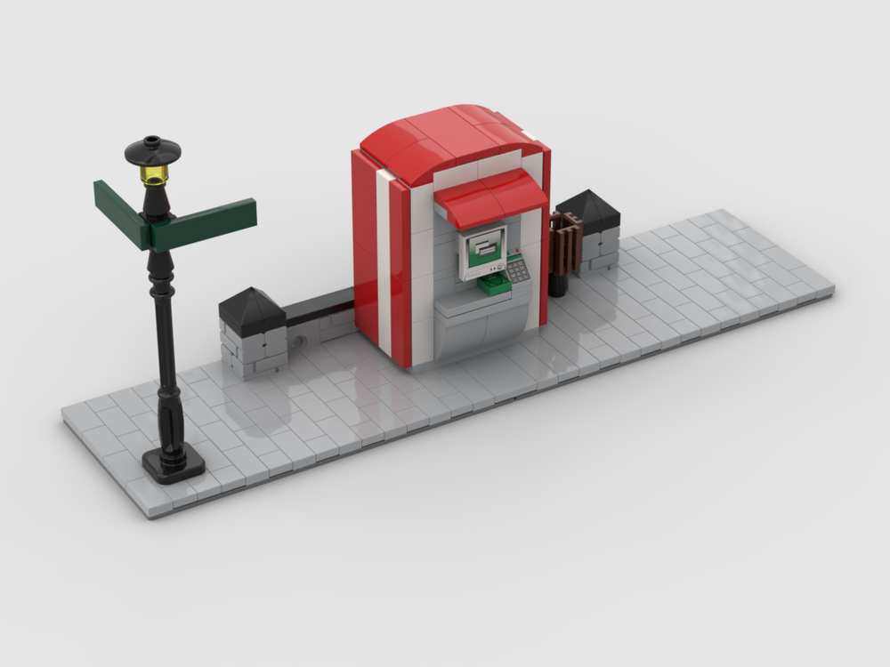 Lego Modular Corner ATM| Turn every modular model into a corner