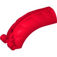 Lego Large Figure Back Cover with Groove (Rahkshi) / Pearl Red