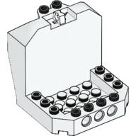 Lego Cockpit 6 x 6 x 5 with Hinge / White