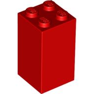 Lego Brick 2 x 2 x 3 / Red