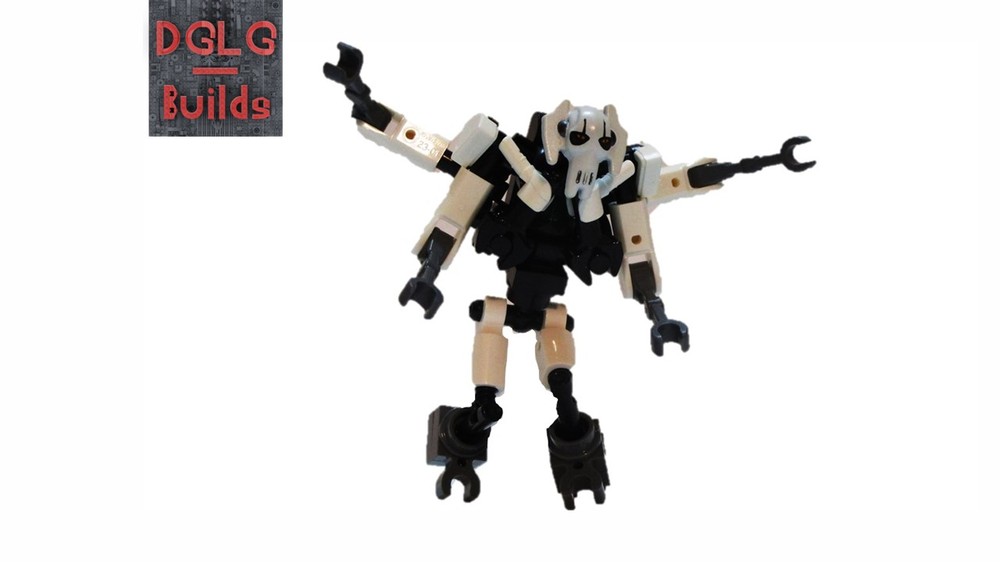 Lego Brick-built General Grievous figure