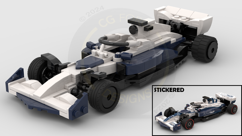 Lego F1 Alpha Tauri AT03