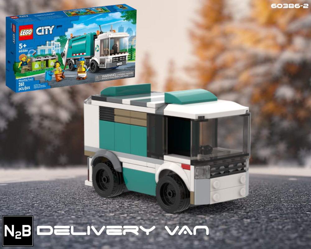Lego Delivery Van - LEGO 60386 alternate build 2