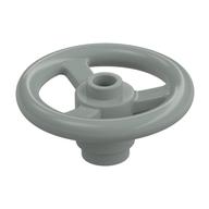 Lego Technic Steering Wheel Small (3 Studs Diameter) / Light Gray