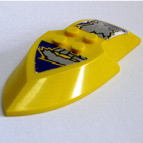 Lego Shield from Nestle Promo Figure - Danju with Mace and Shield / Yellow
