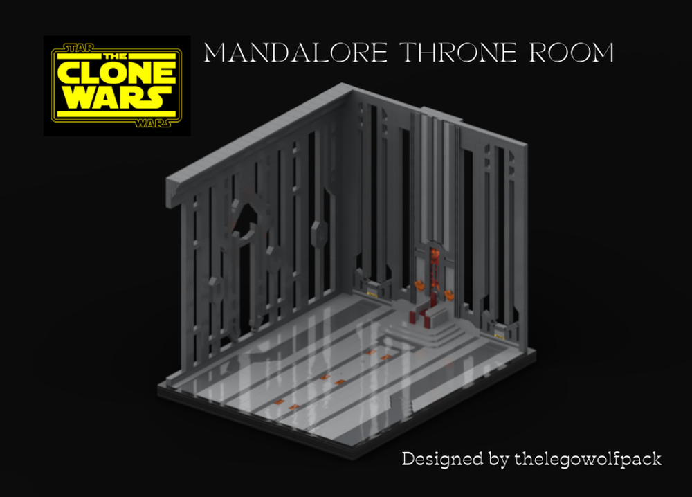 Lego Mandalore throne room