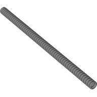 Lego Hose, Ribbed 7mm D. 19L / 15.2cm / Pearl Light Gray