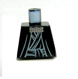 Lego Torso SW Layered Shirt, Robe Tie, Silver Neck Clasp Pattern / Black