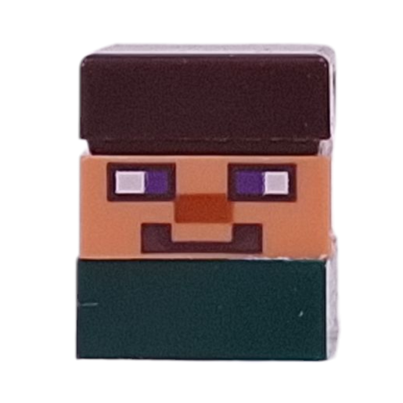 Lego Micromob Steve, Dark Green Torso