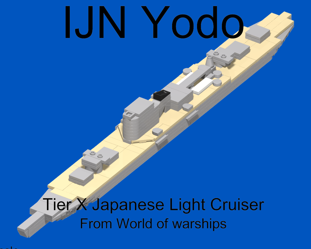 Lego 1:560 Scale IJN Yodo(wows) V2