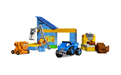 Lego Scrambler and Dizzy at Bob's Workshop