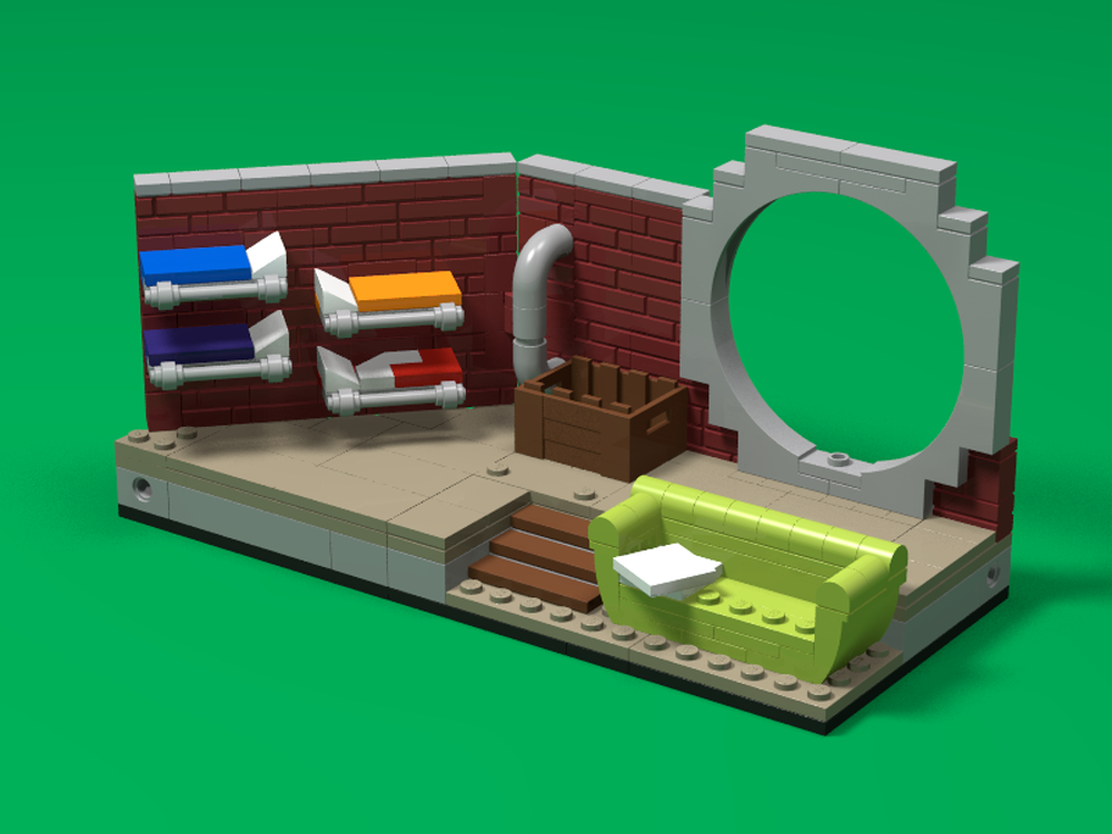 Lego Modular Teenage Mutant Ninja Turtle Lair