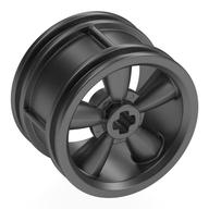 Lego Wheel 30 x 20 5-Spoke / Metallic Silver