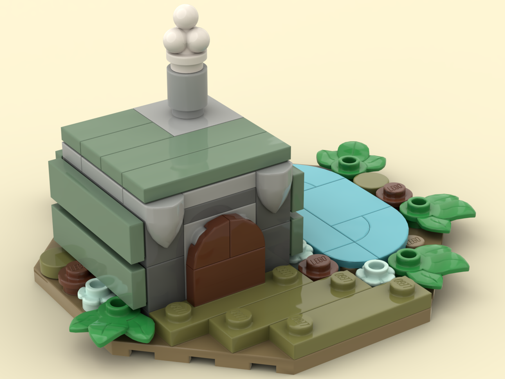 Lego Cottage Scene