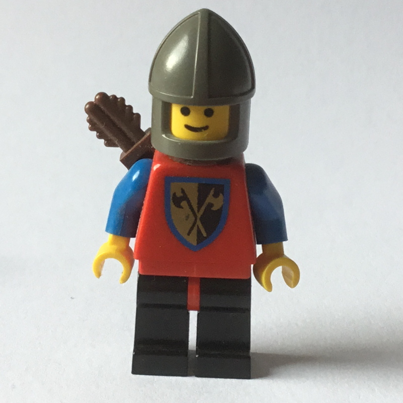 Lego Archer (Crusader Axe) - Black Legs