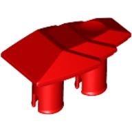 Lego Fairing 1 x 2 Stepped with Two Pins / Red