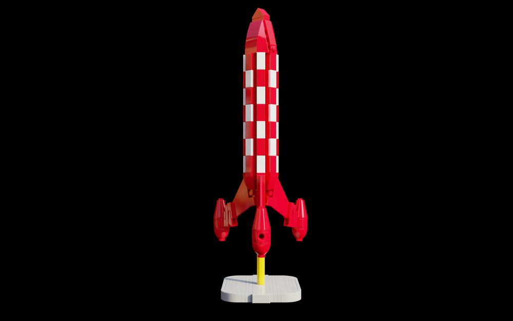 Lego Tintin Moon Rocket
