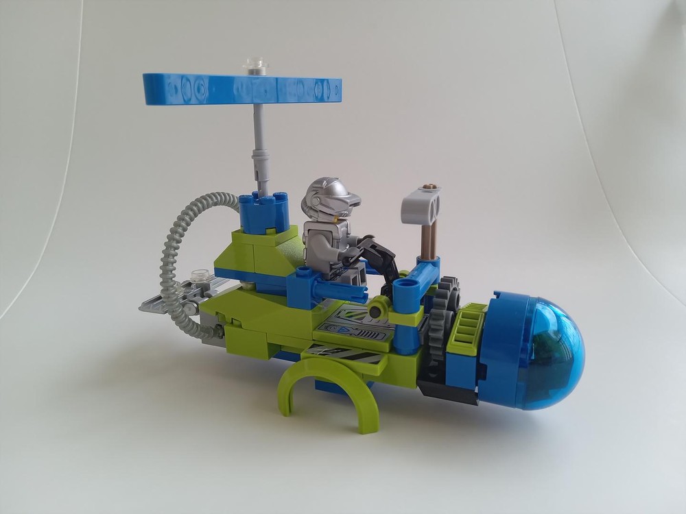 Lego Scientist and Flying Ship