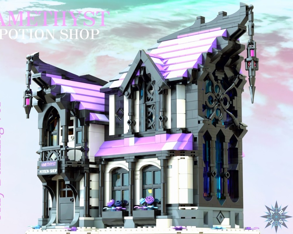 Lego Amethyst Potion Shop Only Building ver.