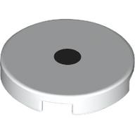 Lego Tile Round 2 x 2 with Center Black Dot/Pupil/Eye Print