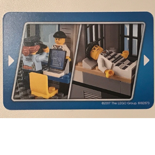 Lego Display Card, Police Storyboard Card 10
