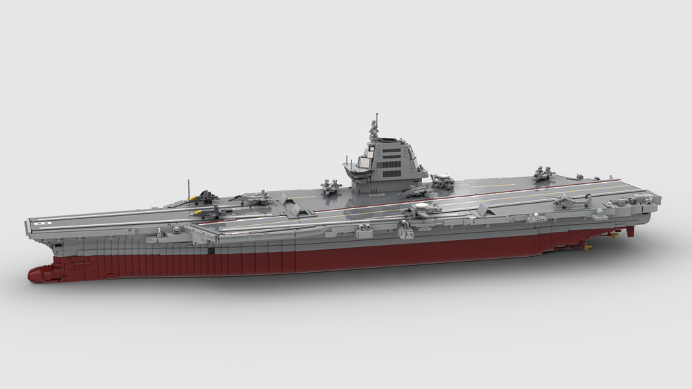 Lego 1/200 China Navy Air Carrier #18 FUJIAN(Type003)