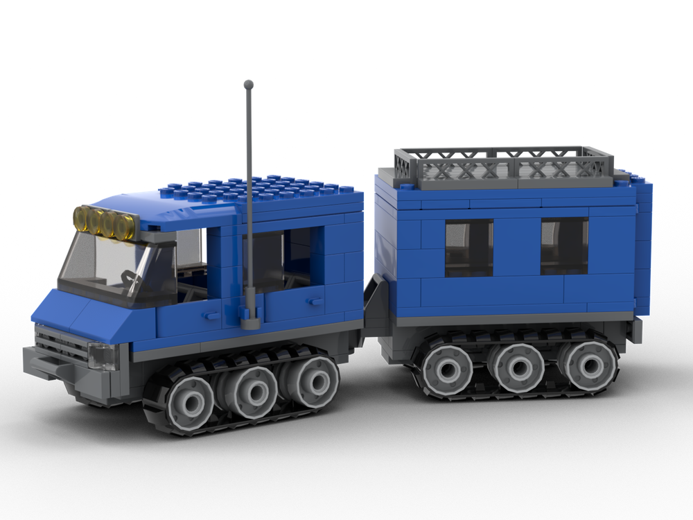 Lego Bandvagn 206 (track vehicle) - Blue
