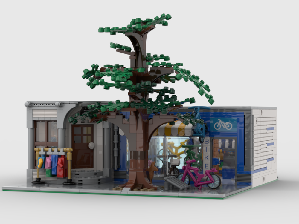 Lego base module 'bike shop'