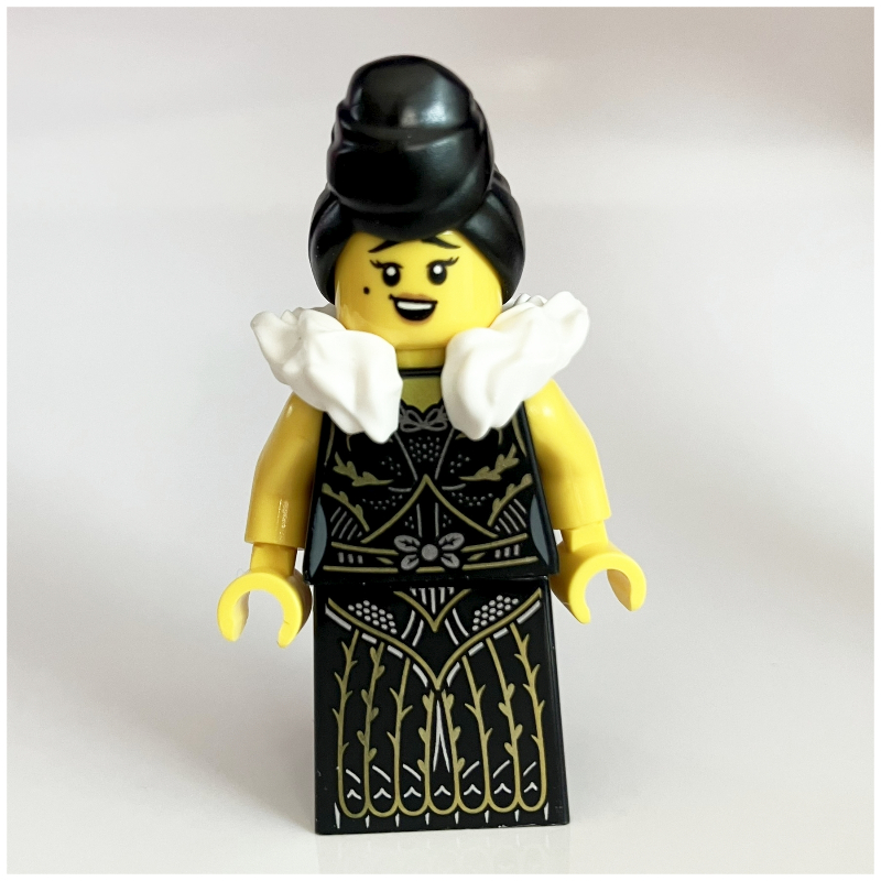 Lego Passenger, Black Dress, Furr Collar