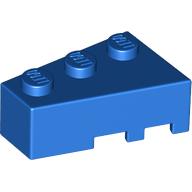 Lego Brick Wedged, Angled 3 x 2 Left / Blue