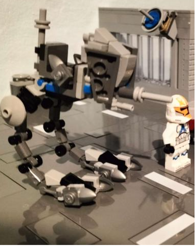 Lego star wars At-Rt minifig scale