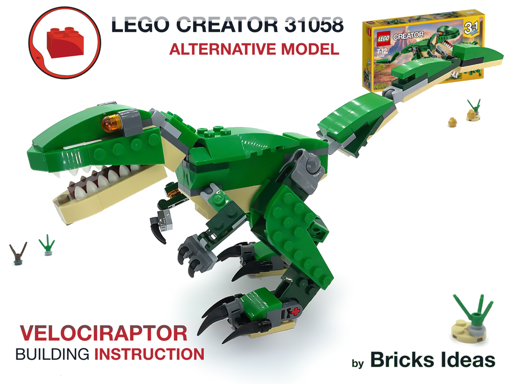 Lego Velociraptor Dinosaur - Lego Creator 31058