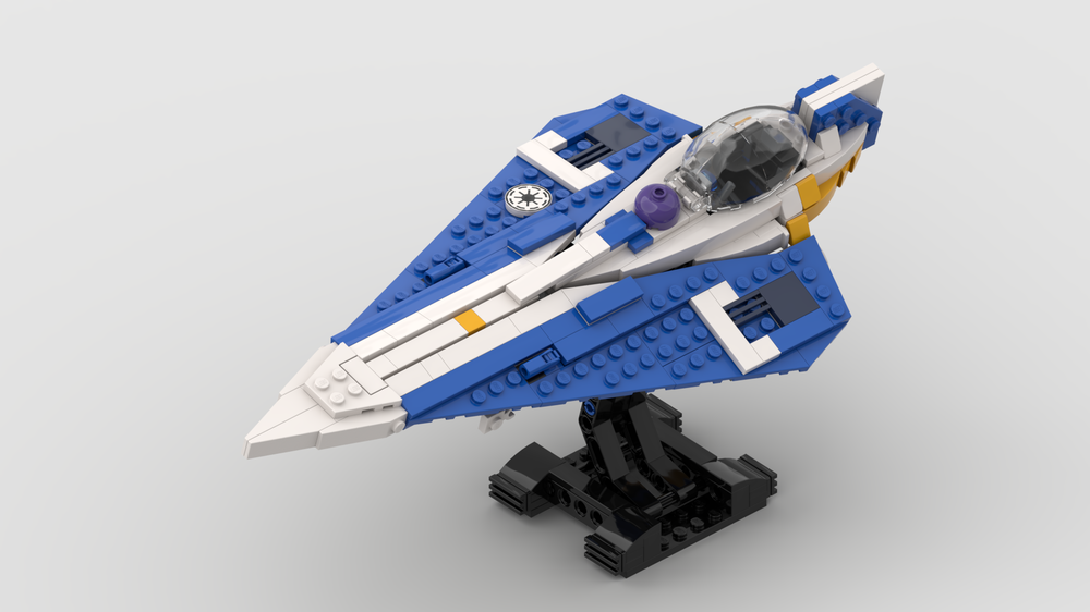 Lego Delta-7b Aethersprite-class light interceptor - Barriss Offees Version